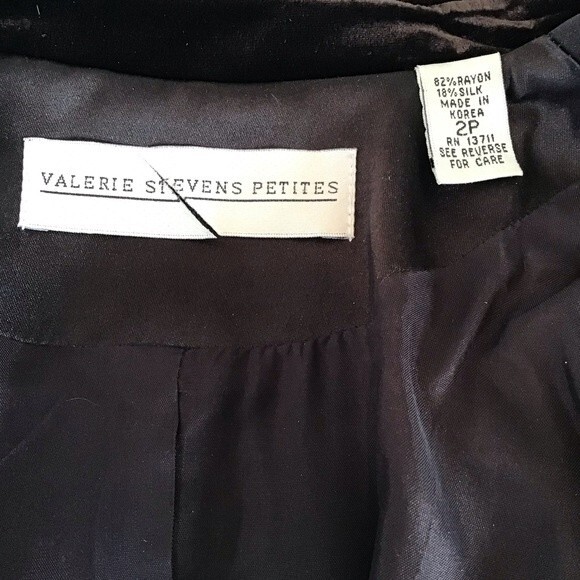 Valerie Stevens Brown Velour Jacket - Picture 5 of 5